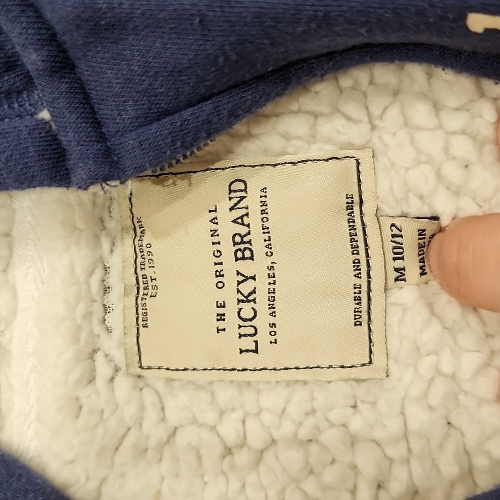 Lucky fleece zipper up sweatshirt - Picture 5 of 7